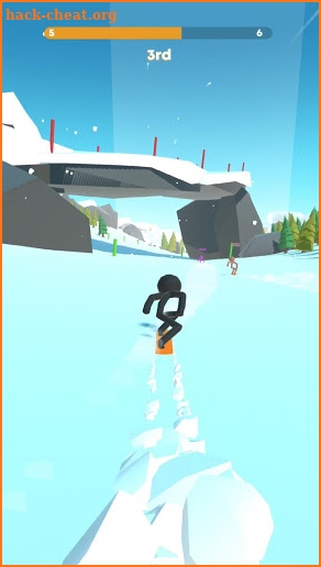 Stickman Snow Ride screenshot