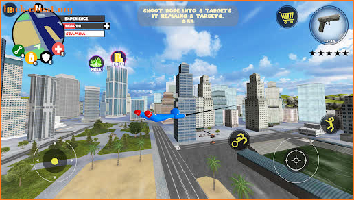Stickman Speed Rope Hero Gangstar City screenshot
