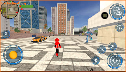 Stickman Spider Hero : Miami Vice Town Mafia Games screenshot
