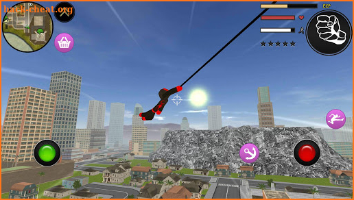 Stickman Spider Rope Hero - Gangster Crime City screenshot