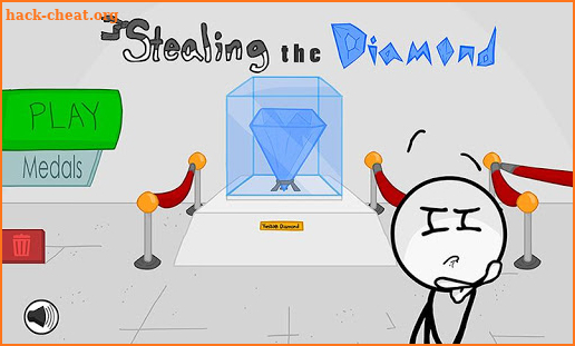 Stickman Stealing the Diamond:Think out of the box screenshot