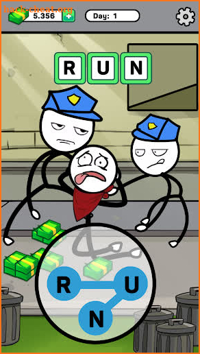 Stickman Story - Escape Prison words game screenshot
