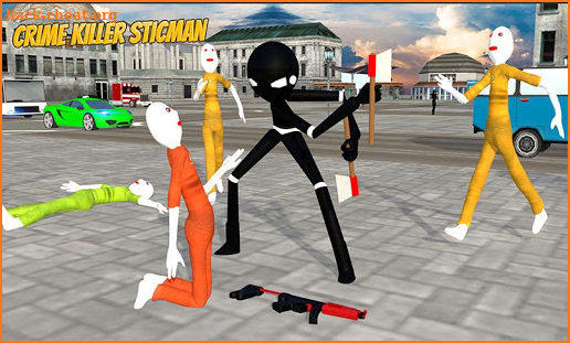 Stickman Street Fighter:Miami City Crime Simulator screenshot