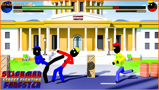 Stickman Street Fighting City Blocky Gangster screenshot