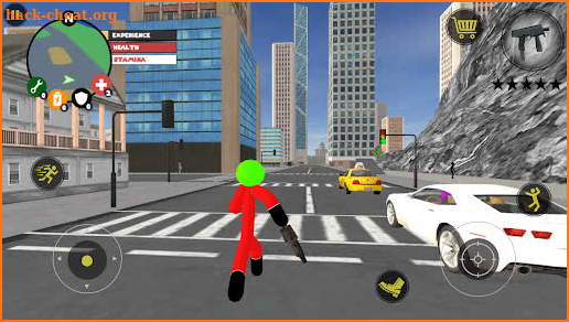 Stickman Super Rope Hero Gangstar Rescue Mission screenshot