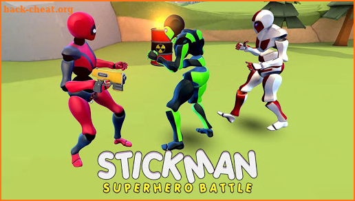Stickman Superhero Battle screenshot