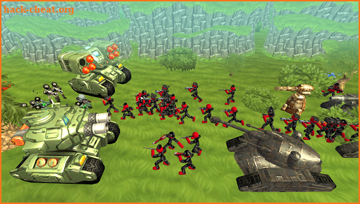 Stickman Tank Battle Simulator screenshot