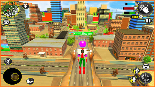Stickman Thanos Crime - Gangster Crime Simulator screenshot