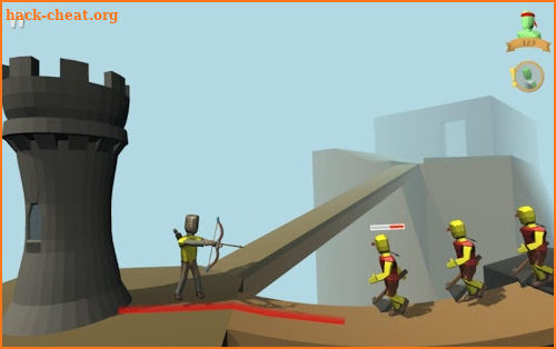 Stickman Tower Defense Archer 3D screenshot