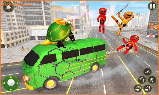 Stickman Turtle Hero Gangster Crime Mafia screenshot