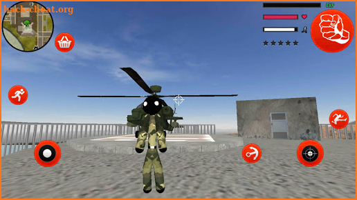 Stickman US Army Stickman Rope Hero counter screenshot