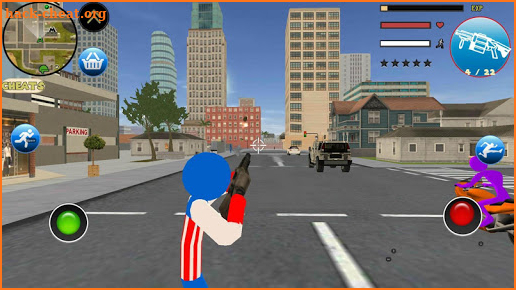 Stickman US Capitaine Rope Hero Gangster Crime screenshot