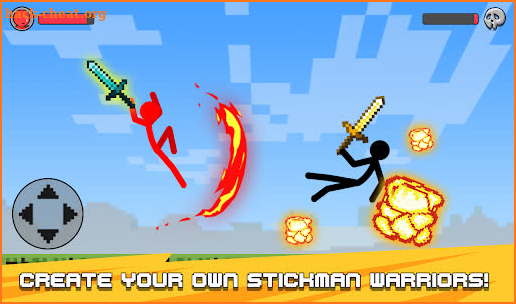 Stickman vs Craftman screenshot