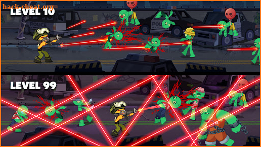 Stickman vs Zombie: Dark War screenshot