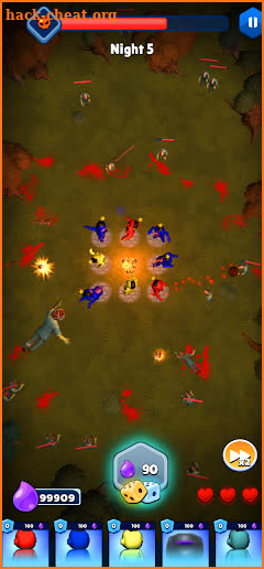 Stickman vs Zombies : Random Tower Defense screenshot