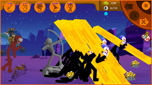 Stickman War : Defense Battle screenshot
