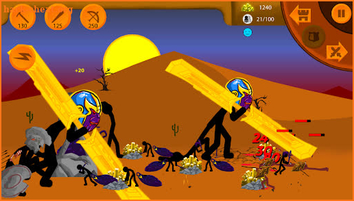 Stickman War : Infinity battle screenshot