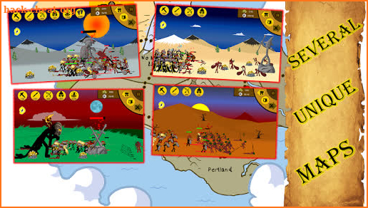 Stickman war - stick fight battle screenshot