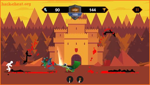 Stickman War - Super Dragon Warriors screenshot