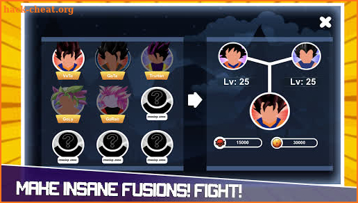 Stickman warriors : Fusion master screenshot