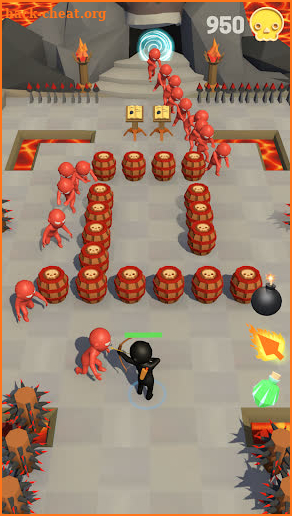 Stickman - zombie games and archery war screenshot