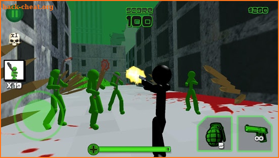 Stickman Zombie Shooting 3D screenshot