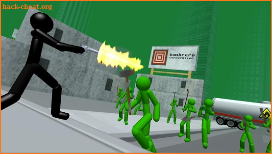 Stickman Zombie Shooting 3D screenshot