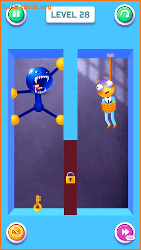 Sticky Man Stretch Game screenshot