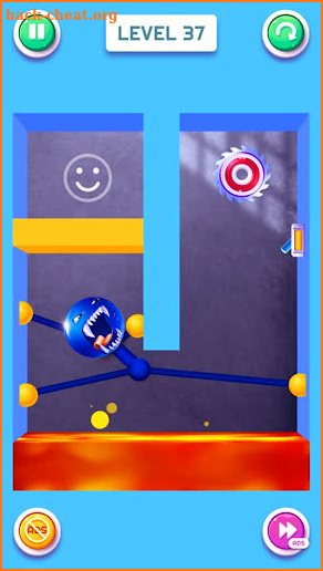 Sticky Man Stretch Game screenshot