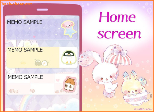 Sticky Note Cute Characters screenshot