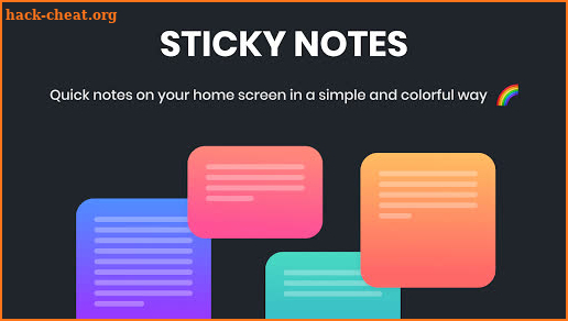 Sticky Notes Widget - Notes for home screen screenshot