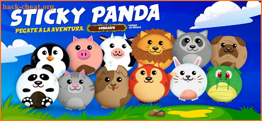 Sticky Panda : Stickying Over It with Panda Game screenshot