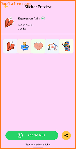 Stickzy - Animated WA Stickers screenshot