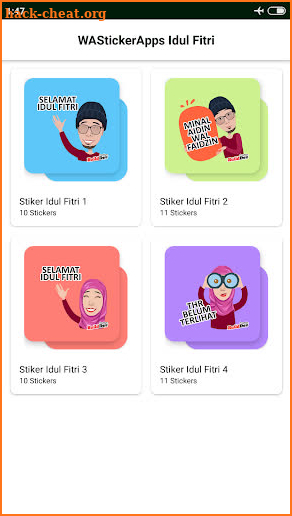 Stiker Idul Fitri 2021 WAStickerApps screenshot