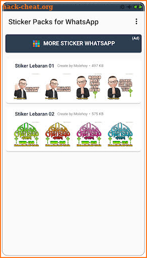 Stiker Lebaran Idul Fitri 2019 WAStickerApps screenshot