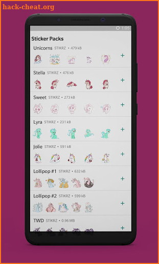 STIKRZ - Unicorn Sticker Pack for WhatsApp screenshot