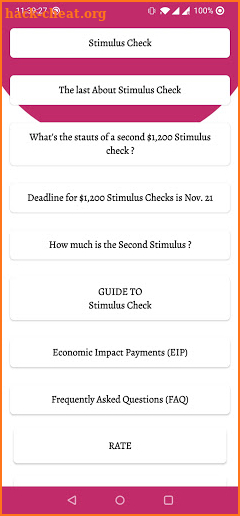 Stimulus Check screenshot