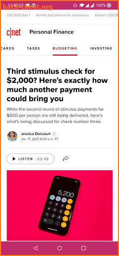 Stimulus Check screenshot