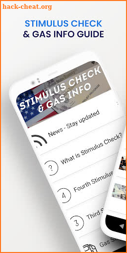 Stimulus Check And Gas Info screenshot