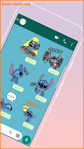 Stitch Stickers for WhatsApp screenshot
