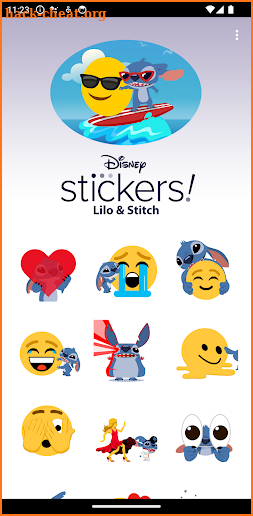 Stitch x Emoji Keyboard screenshot