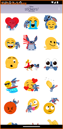 Stitch x Emoji Keyboard screenshot