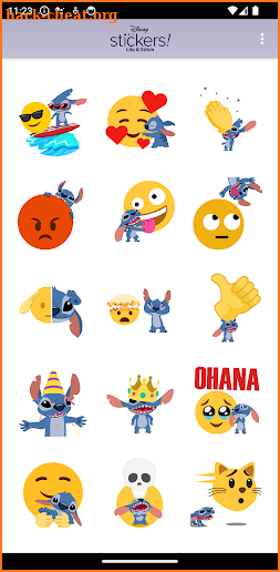 Stitch x Emoji Keyboard screenshot