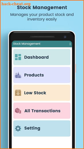Stock and Inventory Management System screenshot