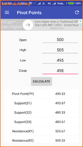 Stock Calculator screenshot
