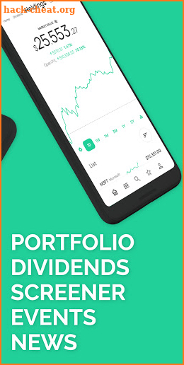 Stock Events Portfolio Tracker screenshot