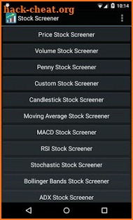 Stock Screener screenshot
