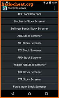 Stock Screener screenshot