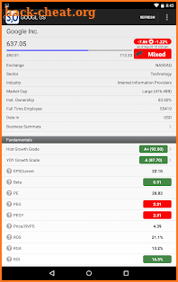 Stock Value Analyzer Pro screenshot