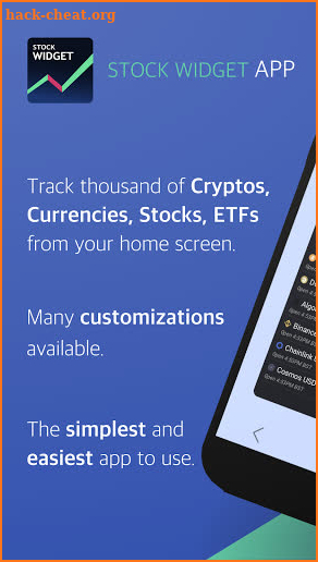 Stock Widget screenshot